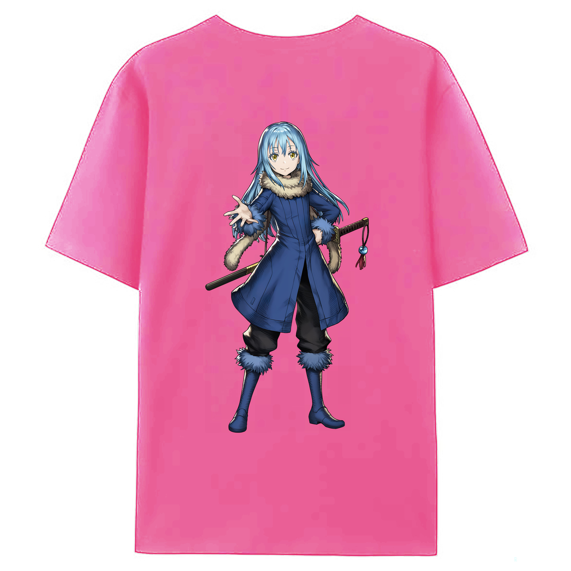 （画像用） 転スラ Regarding Reincarnated to Slime レディース半袖Tシャツ(バックプリント)